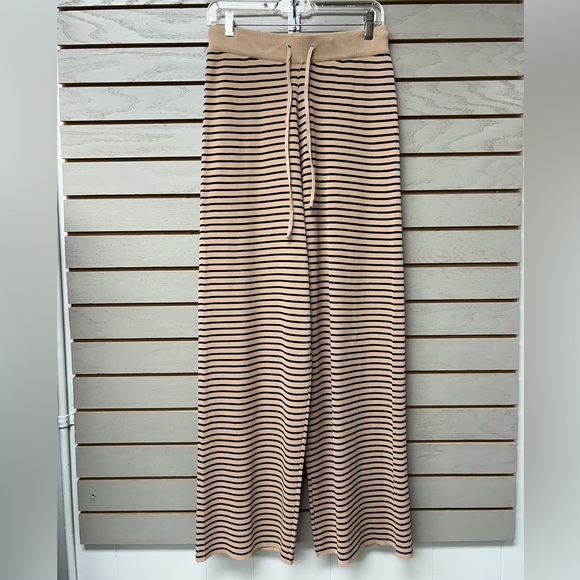 heyson Pants - Heyson Striped Wide-Leg Pants